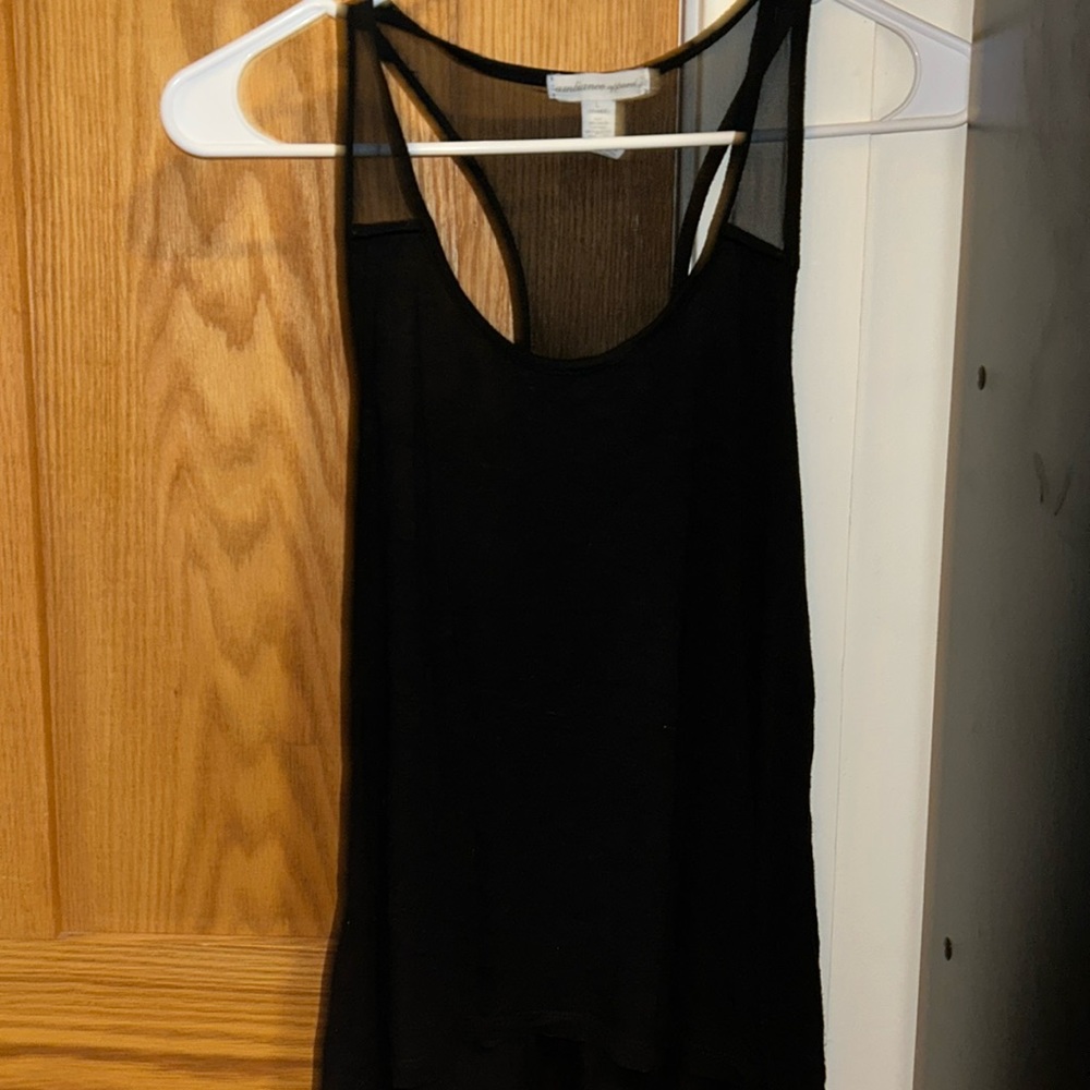 Black tank top